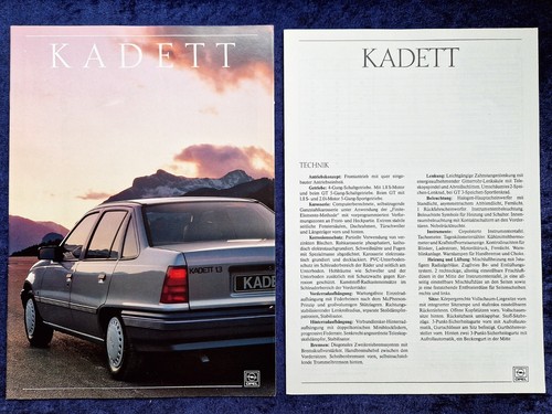 Opel kadett stufenheck - opel,