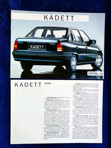 Opel kadett stufenheck - kadett, e