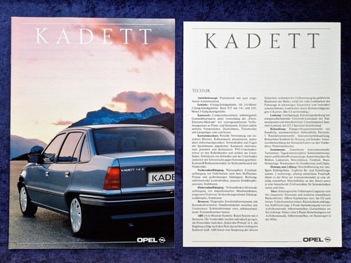 Opel kadett stufenheck - e,,